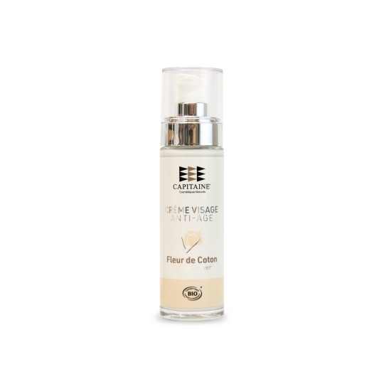 Crème visage anti-âge fleur de coton
