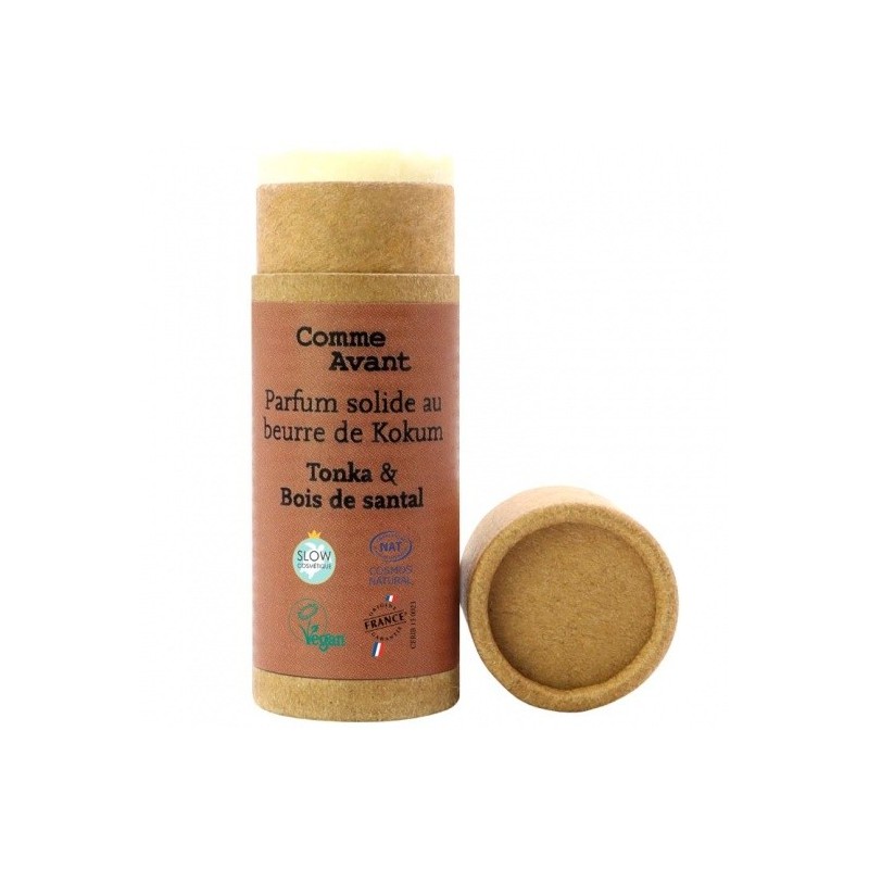 Parfum solide Tonka et Bois de Santal