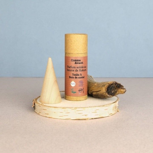 Parfum solide Tonka et Bois de Santal