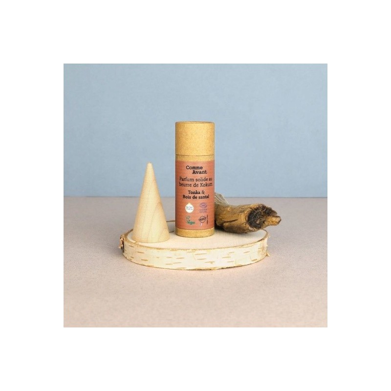 Parfum solide Tonka et Bois de Santal