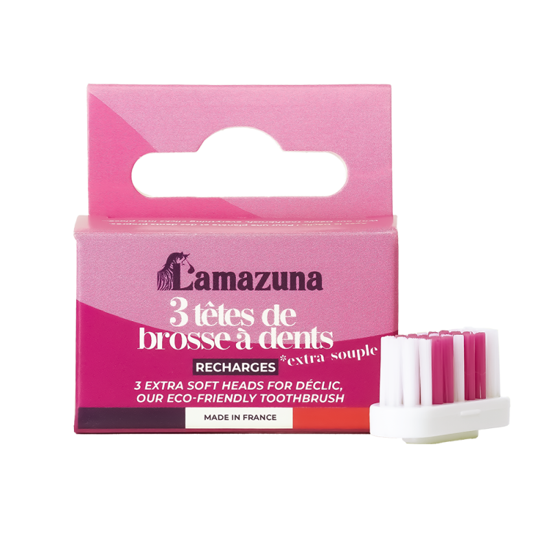 Recharge 3 têtes de brosse à dents - Extra-souple