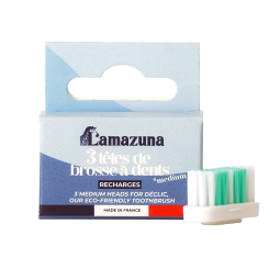 Recharge 3 têtes de brosse à dents - Medium