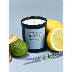 Bougie parfumée artisanale Sous un Ciel Étoilé