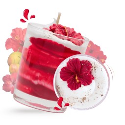 Phot bougie gourmande Hibiscus