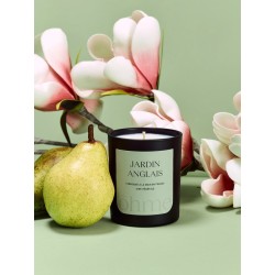 Bougie parfumée 160g Jardin Anglais et son emballage