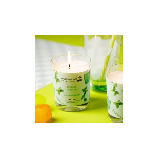 Diablo Menthe - Bougie Naturelle