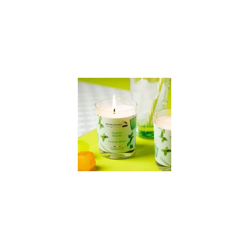 Diablo Menthe - Bougie Naturelle